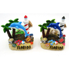 Tropical Hawaii Gifts Custom Resin Statue with Sand Glass Bottle Souvenir