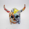 American Style Resin Demon Skull Sculpture for Halloween Festival Decoration