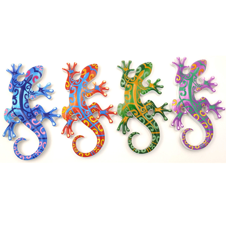 Custom Souvenir Spain Lizard Fridge Magnet Resin Printing Gecko Magnet