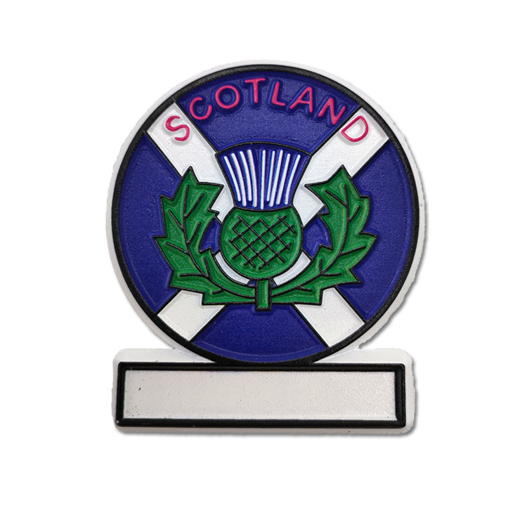 Custom European Tourist Souvenirs PVC Fridge Magnets Scotland Souvenir Fridge Magnet