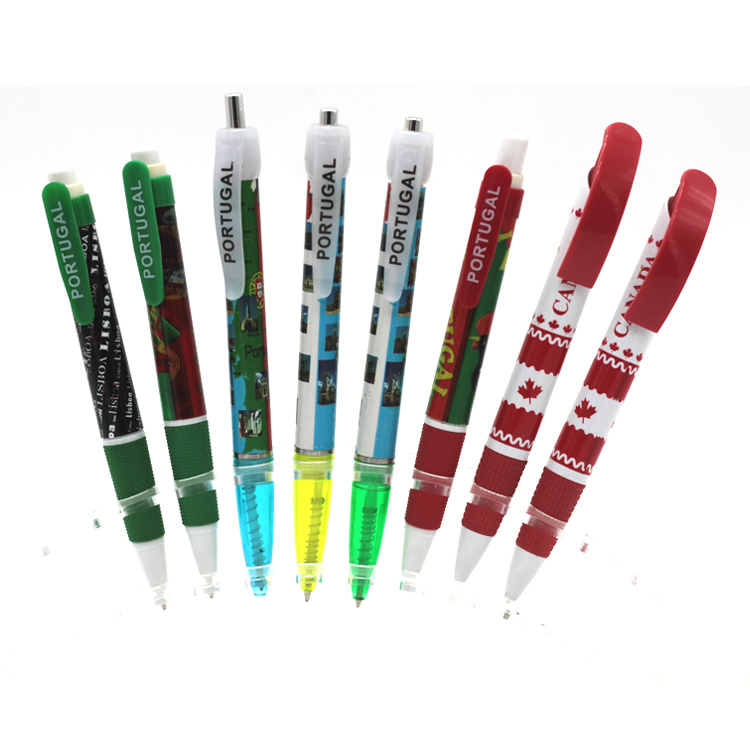 Wholesale Custom Pattern Souvenir Ballpoint Pen for Promotion Gift