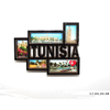 Custom Tourist Souvenir Wood Epoxy Fridge Magnet Souvenir Tunisia Fridge Magnet