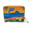 Custom Women PU Leather Coin Purse Zipper Coin Purse