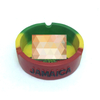 Souvenir Home Decor Jamaican Man Resin Rasta Leaf Cigarette Ashtray