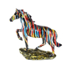 Geometric Colorful Resin Horse Statue for Home Crafts Animal Living Room Decoration