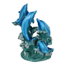 Marine Life Coral Resin Dolphin Design Figurine Statue Decoration Souvenir Collection