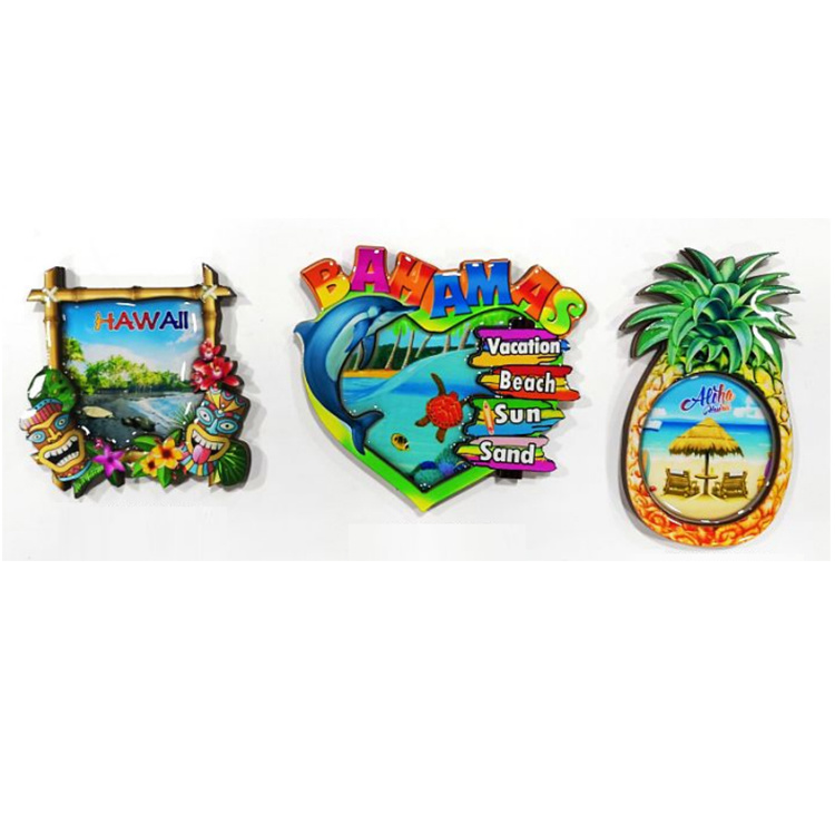 Beach Souvenir Belize Souvenir Cook Islands Souvenir Wood Fridge Magnet