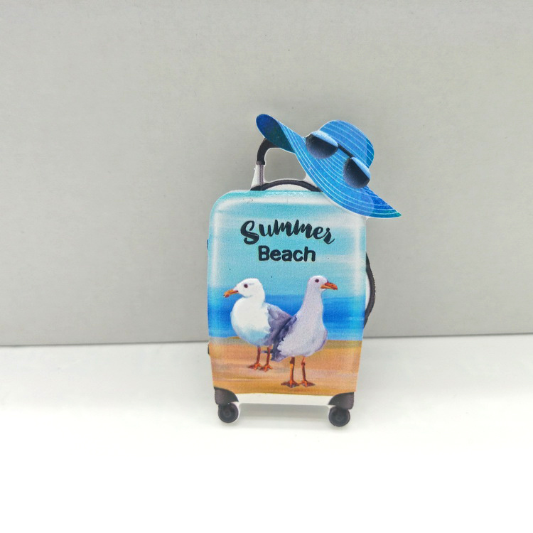 Wholesale Souvenir for Tourist Resin Printing Panama Souvenir Fridge Magnet