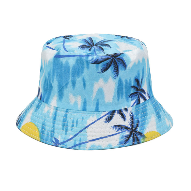 Custom Embroidery Logo Floral Print Hat Tourist Gift Beach Souvenir Florida Baseball Cap