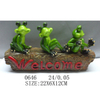 Customized Garden Decoration Frog Ornament Resin Frog Garden Statue