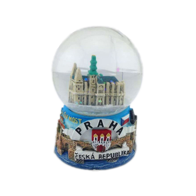 Resin 3D Building Souvenir Germany Snow Globe