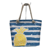 Factory Wholesale Canvas Shopping Bag Cotton Rope Pineapple Beach Bag