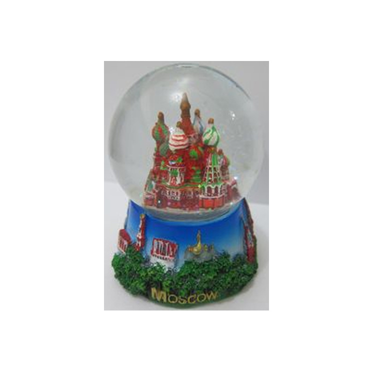 Wholesale Resin 3D Building Tower Tourist Souvenir Dubai Snow Globe