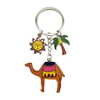 Custom Shape Metal Camel Keychain Dubai Qatar Souvenir Keychain