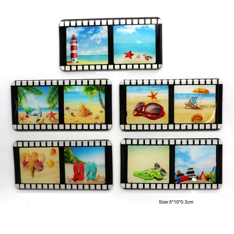 Custom Film Design Travel Croatia Souvenir Epoxy Fridge Magnet