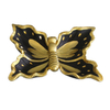 Nordic Modern Home Decoration Tableware Golden Butterfly Resin Storage Tray