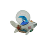 Factory Wholesale Beach Style Resin Airplane Souvenir Snow Globe