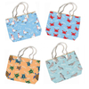 Wholesale Ocean Animal Printing Canvas Beach Bag Souvenir Sea Turtle Tote Bag