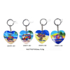 Wholesale Beach Holiday Paradise Custom Acrylic Travel Souvenir Maldives Keychain