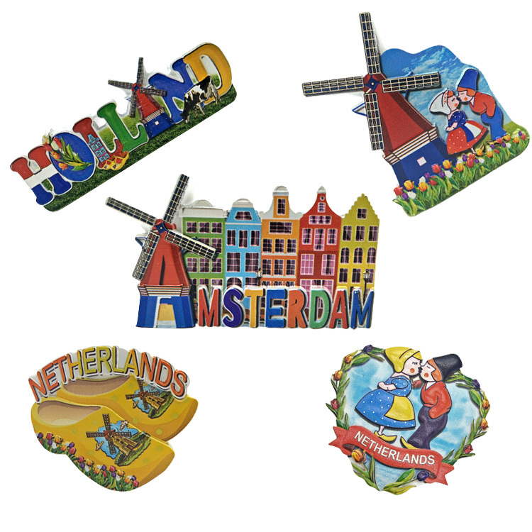 Customized European Landscape Tourist Resin 3D Slovakia Souvenir Fridge Magnet