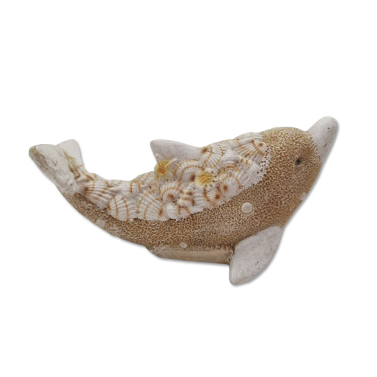 Sand Design Beach Souvenir Gift Animal Sstatue Resin Dolphin Figurine