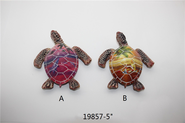 Wholesale Polyresin Turtle Statue Beach Souvenir Sea Turtles Figurine Resin Ornaments