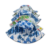 Factory Wholesale Blue Tourist Souvenir Beach Ocean Fiji Bucket Hat with Custom Logo