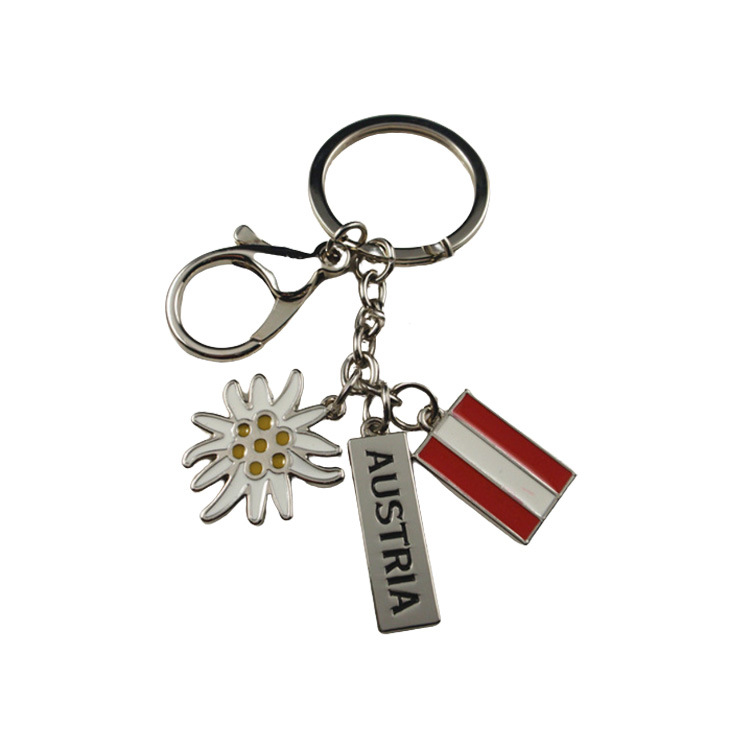 Factory Custom Alloy Metal Egypt Souvenir Keychain