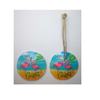 Custom Resin Printing Sand Dollar Pendant Sea Shell Sand Dollar Beach Christmas Ornaments