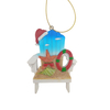 Wholesale Custom Beach Souvenir Resin Hanging Crab Christmas Ornament