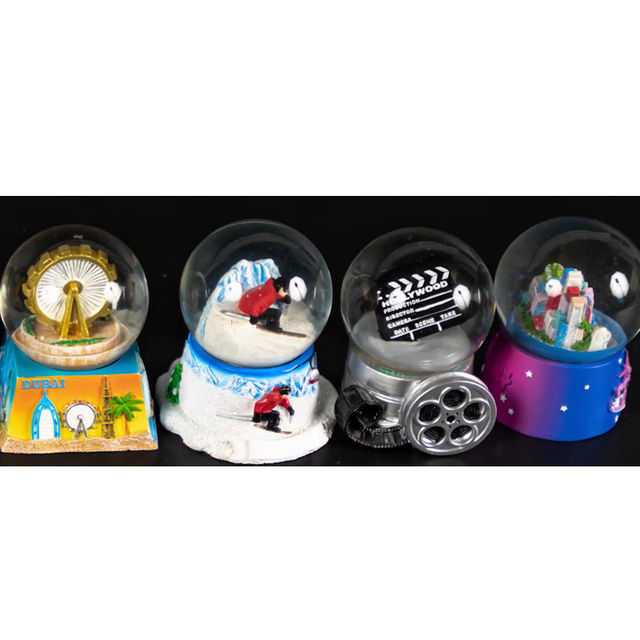 Wholesale Las Vegas Souvenirs Resin Landscape Building Snow Globe Custom Snow Globe