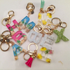 Wholesale Custom Beach Souvenir Gift Resin Letters Keychain