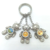 Souvenir 3D Bear Key Chain Custom Metal Alloy Bear Keychain