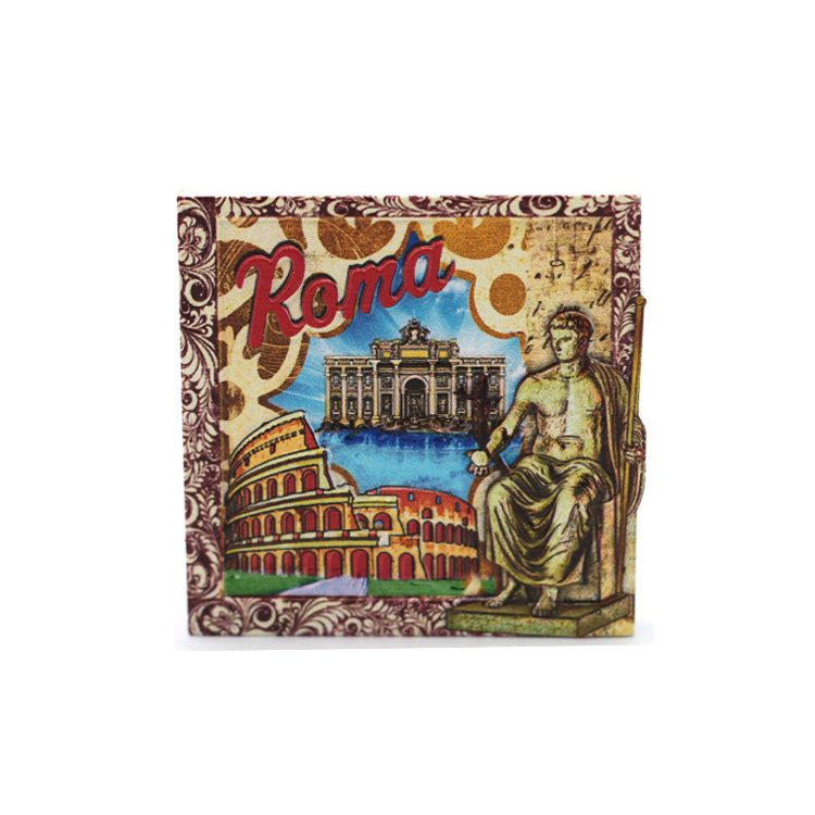 Custom Resin Printed Tourist Italy Roma Souvenir Fridge Magnet