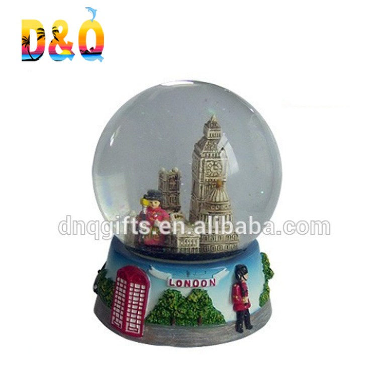 Custom Souvenir Gift Resin Castle Building Florida Snow Globe