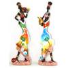 Special OEM Resub Colorful African Black Woman Figurine / Statue