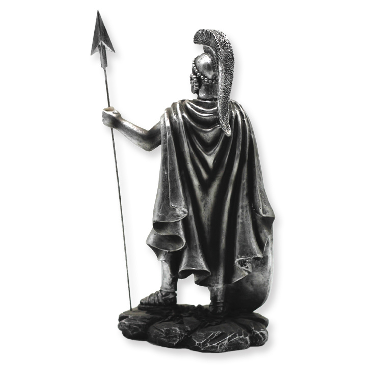 Custom Polyresin Figure Greece Resin Warrior Bronze Statue