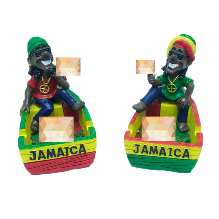 Wholesale Vintage Home Decor Funny Jamaican Resin Ashtray