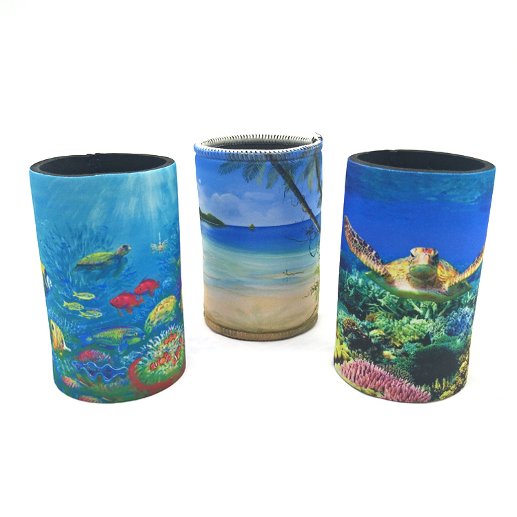 Custom Printed Sublimation Beer Neoprene Can Cooler