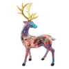 Light Luxury Home Decor Life Size Polyresin Deer Abstract Art Statue Resin Deer Sculpture