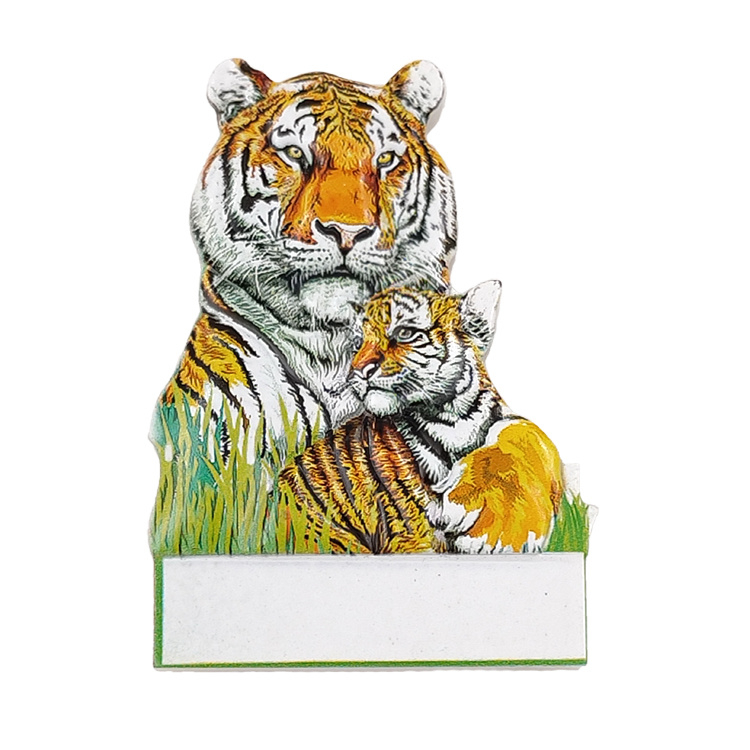 Zoo Souvenir Gift Custom Fridge Magnets Resin Tigre Animal Magnet