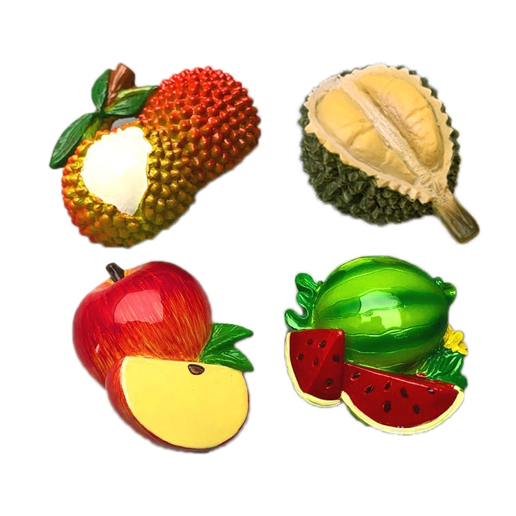 Creative Funny 3D Resin Mexico Food Fruit Cake Fridge Magnet