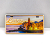 Custom Printed Aluminum Metal Fridge Magnet City Souvenir License Plate Magnet