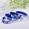 Wholesale Promotional Gift Tourist Souvenir I Love Country Flag Bracelet