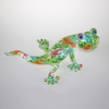 Animal Wall Hanging Colorful Design Resin Figurine Gecko Wall Art Gecko Decor