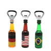 Creative Souvenir Gift Home Decoration PVC Fridge Magnets Beer Bottle Opener