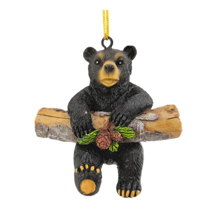 Custom Animal Bear Statue Los Angeles Big Bear Lake Souvenir Black Bear Hanging