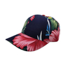 Custom Embroidery Logo Floral Print Hat Tourist Gift Beach Souvenir Florida Baseball Cap