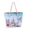 Custom Printing Women Large Travel Souvenir Canvas New York Tote Bag