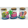 Beach Travel Gift Resin Turtle Sand Art Glass Bottles for Souvenir